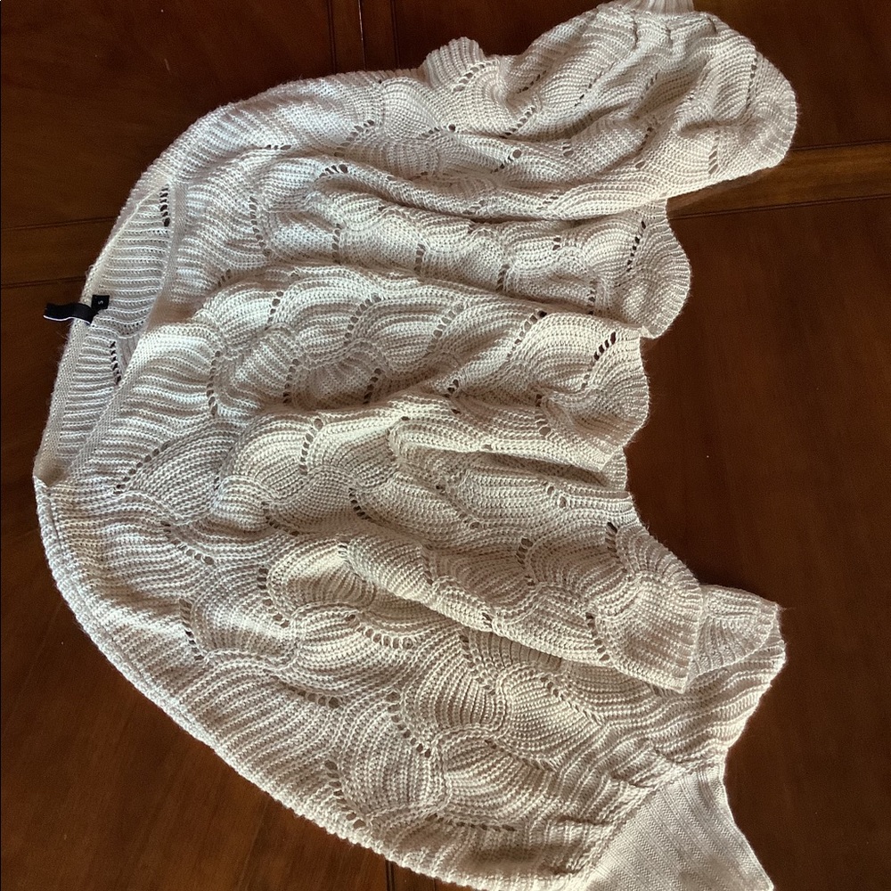 flowy beige sweater